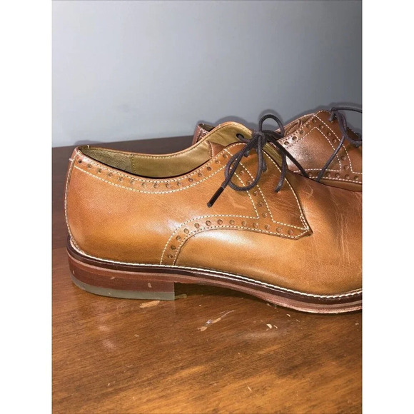 J. Murphy By Johnston Murphy Oxford Dress Shoes Brown Mens Size 9 1/2M Work - Picture 4 of 8